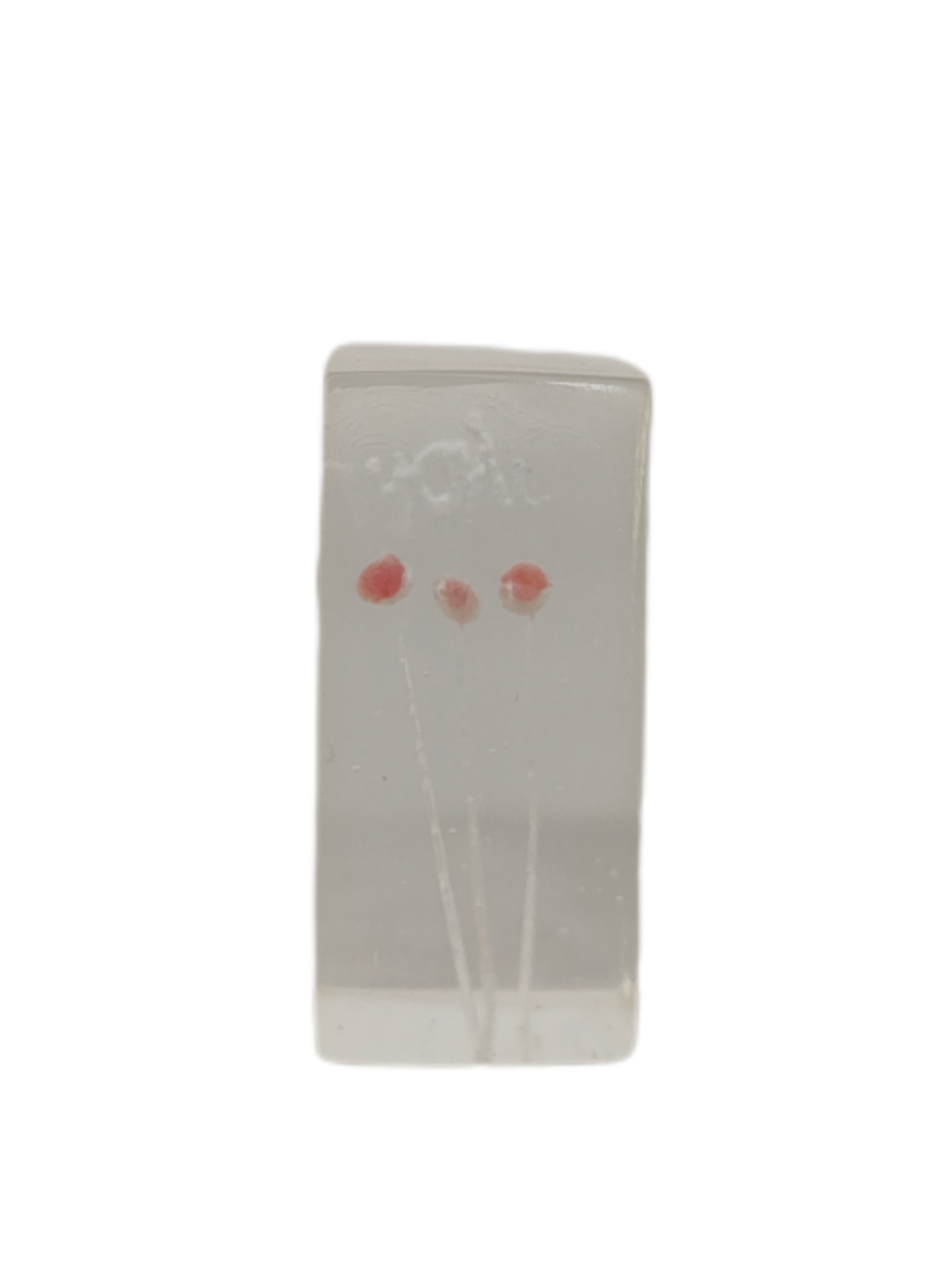 CUBO DE ACRILICO DE 3 CONDUCTOS